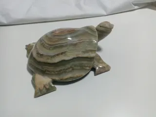 Tortuga grande de Onix verde