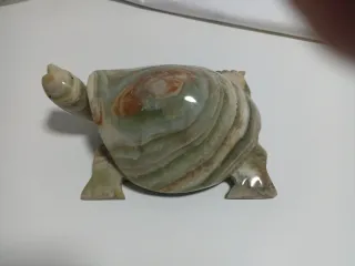 Tortuga grande de Onix verde