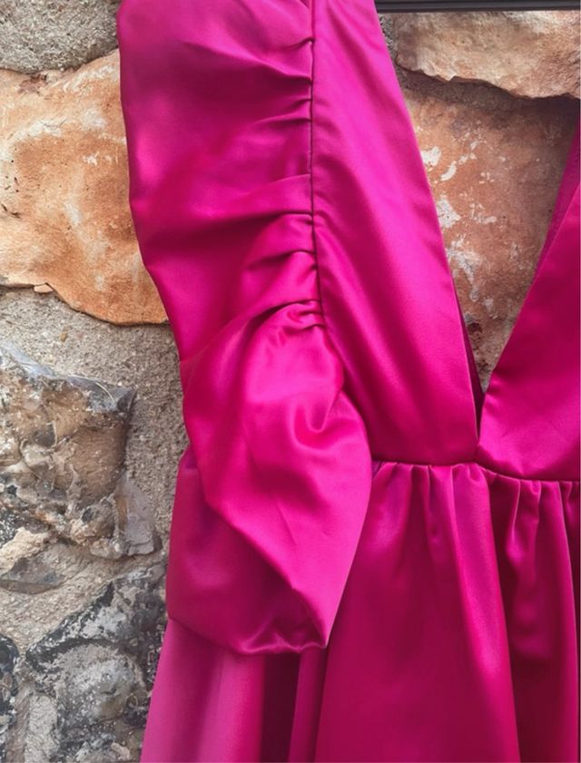 Vestido fiesta/boda invitada volantes