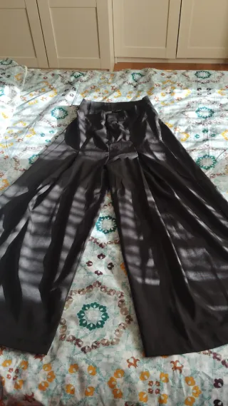 Pantalones palazzo negros