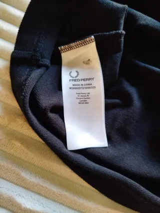 Polo Fred Perry Negro