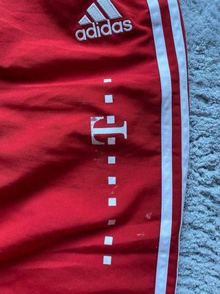 Vintage Adidas Bayern Munich Parachute Pants (S)