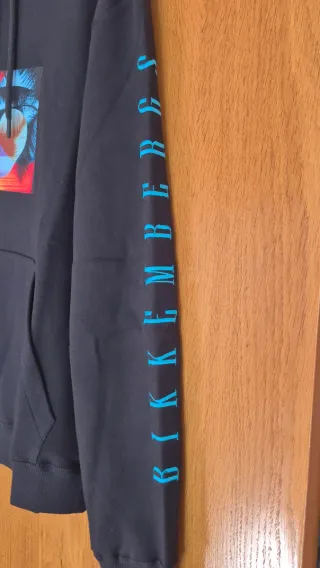 Sudadera Bikkembergs Negra Estampado Tropical