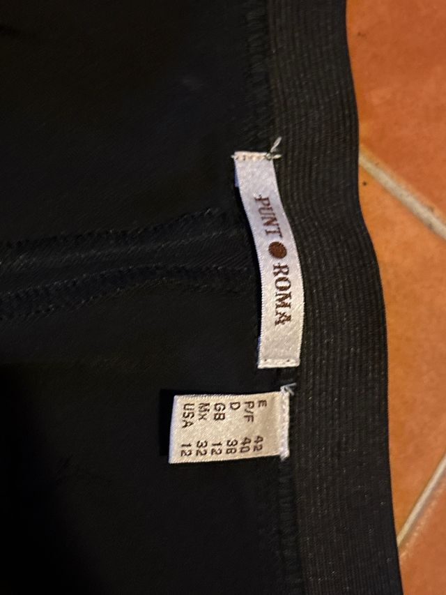 Pantalón de traje negro mujer talla 42