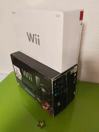 Consola Wii Negra Wii Edición Mario Kart