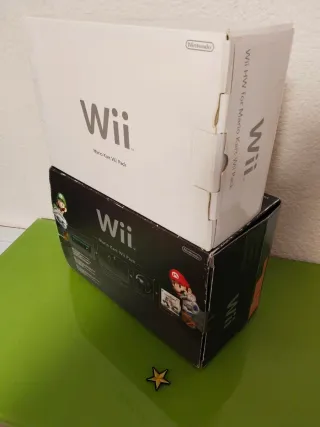 Consola Wii Negra Wii Edición Mario Kart