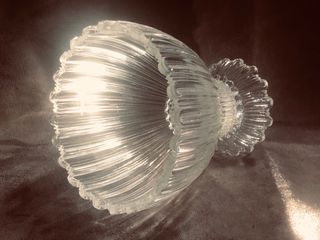 Tulipa de cristal para lámpara