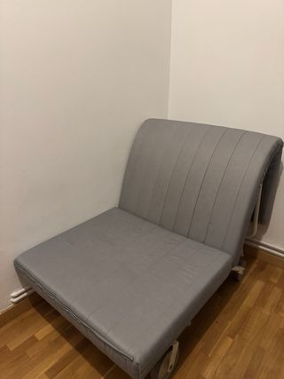Cama auxiliar plegable de tela