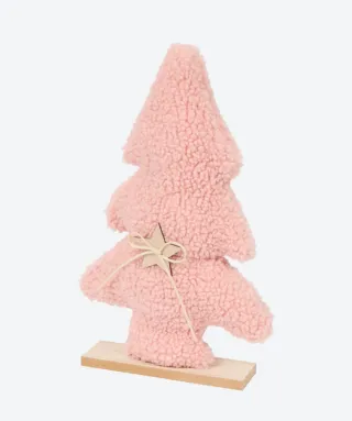 Árbol de Navidad Rosa Peluche