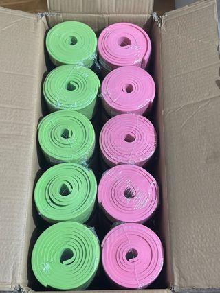 Esterilla Yoga JOCCA Verde y Rosa. yoga mat