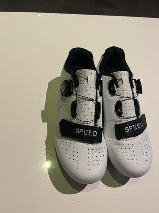 Zapatillas Ciclismo Speed Blancas