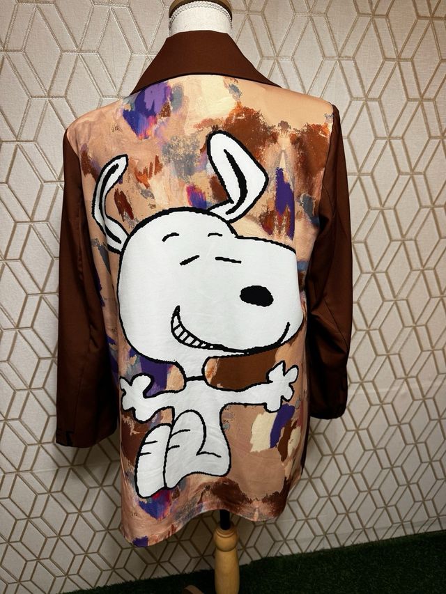 Blazer Snoopy Marrón Multicolor
