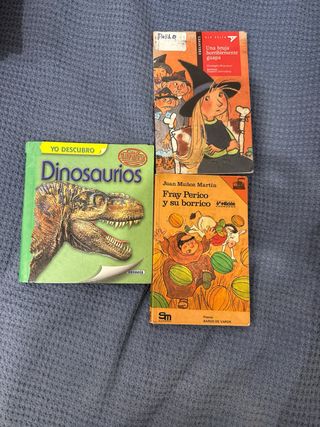 24 libros variados de cuatro a 11 años ￼