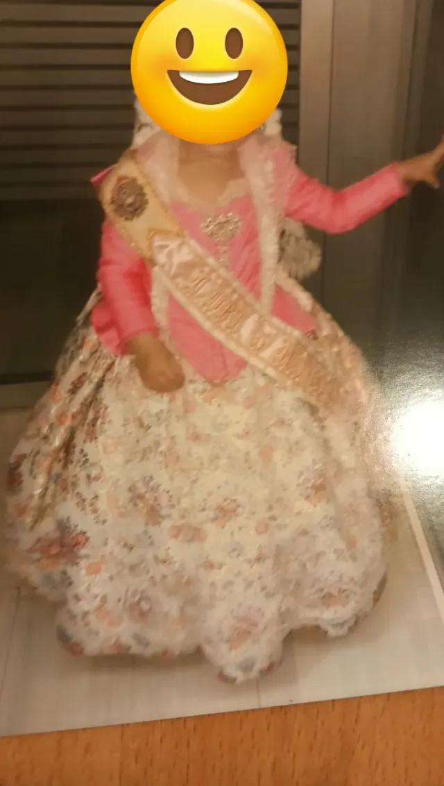 Corpiño Fallera Raso Fucsia 4 Años