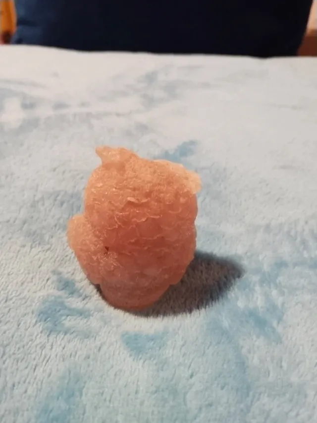 Búho pequeño cuarzo rosa