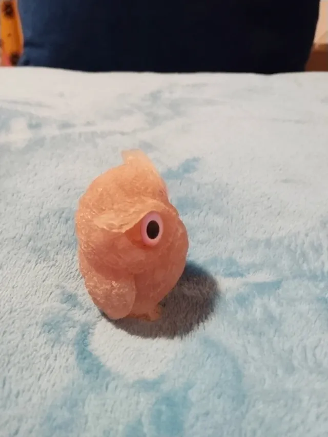 Búho pequeño cuarzo rosa