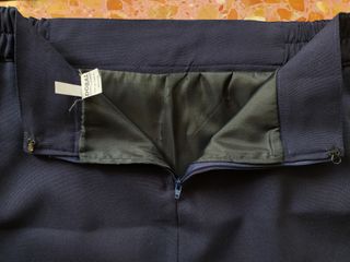 Traje falda y chaqueta azul