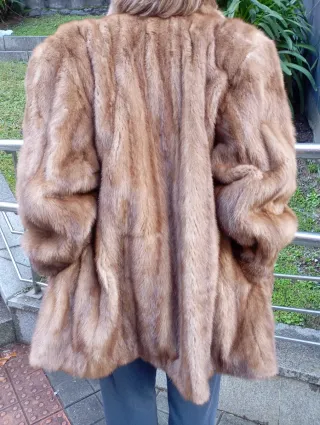 Chaqueta imitación visón