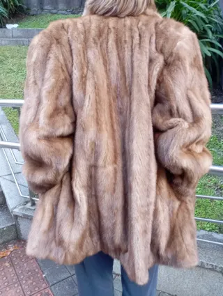 Chaqueta imitación visón