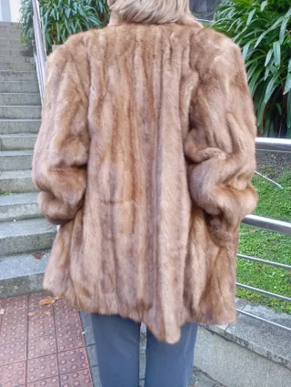 Chaqueta imitación visón