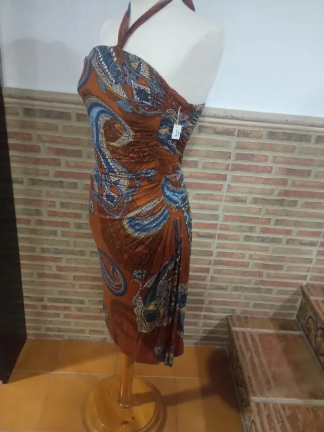 Vestido Pin Up Estampado Paisley