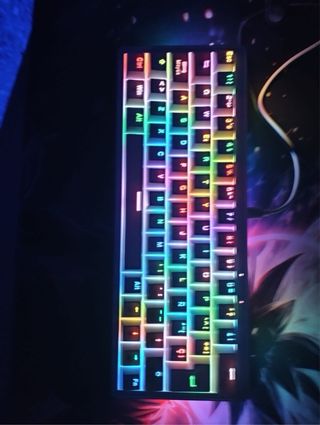 Teclado Mecánico Blanco con RGB