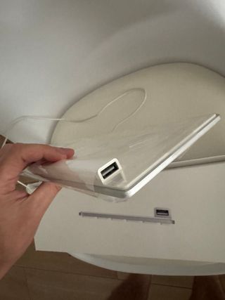 Teclado Apple USB Plata/Blanco