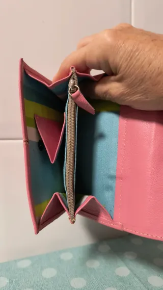 Cartera piel Morgado  Mujer Rosa