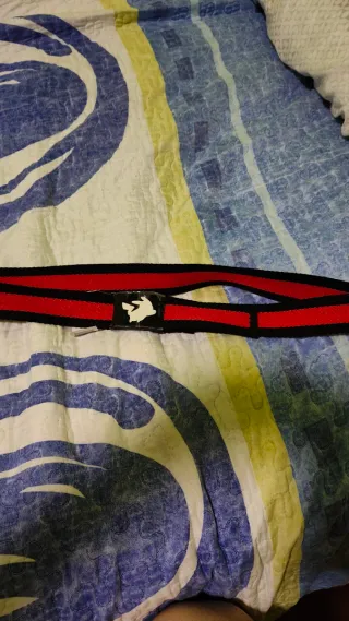 2 Cinturones Pikachu Negro Rojo