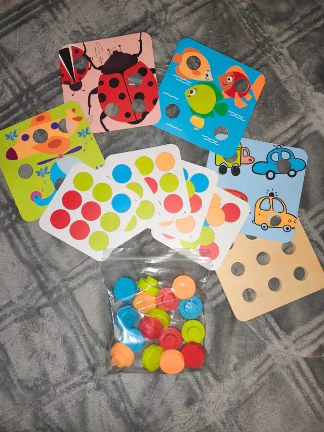 Juego de encaje Big peg mosaic 18m+