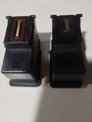 Cartuchos HP y Canon Vacíos