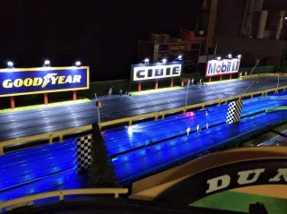 Pancartas decoración maquetas Scalextric