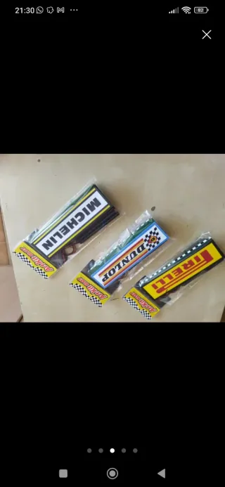 Pancartas decoración maquetas Scalextric