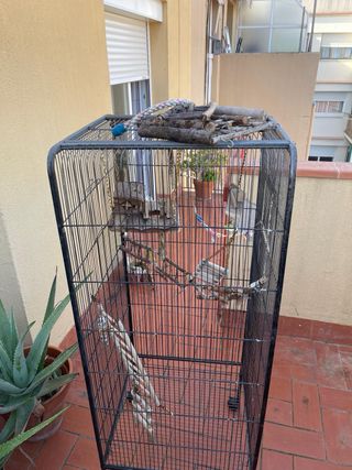 Jaula para pájaros grande