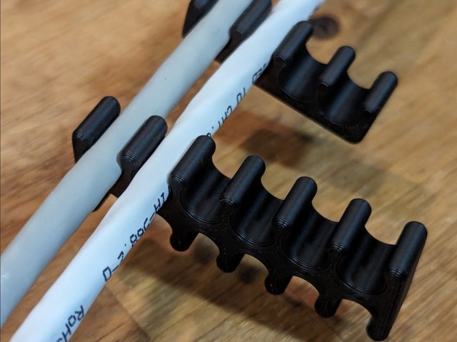 Kit 15 Clips Organizadores Cables Ethernet