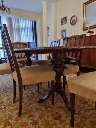 Mesa comedor extensible + 6 sillas