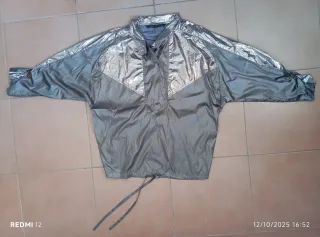 Blusa oversize metalizada mujer Zara