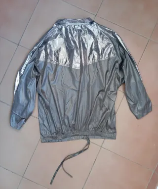 Blusa oversize metalizada mujer Zara