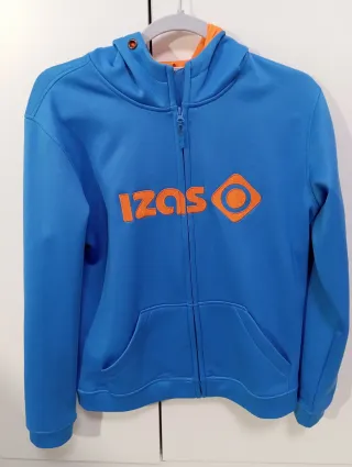 Chaqueta Sudadera IZAS Azul y Naranja