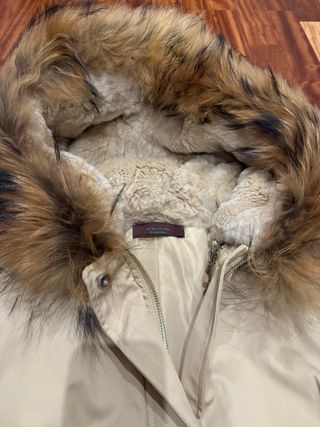 Parka La vie en Rose Beige Talla L