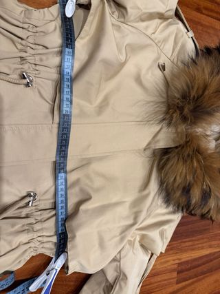 Parka La vie en Rose Beige Talla L