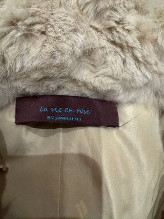 Parka La vie en Rose Beige Talla L