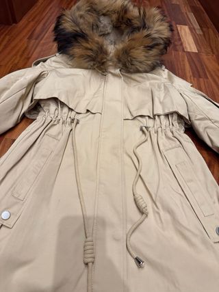 Parka La vie en Rose Beige Talla L