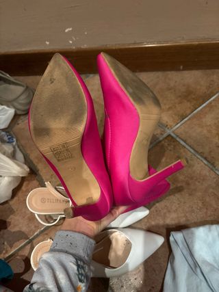 lotto paia scarpe tacco donna