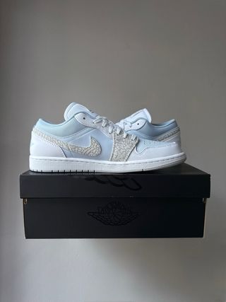 Nike Air Jordan 1 Low Blue Tint Elephant Print