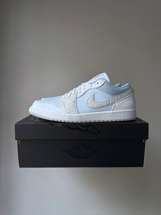 Nike Air Jordan 1 Low Blue Tint Elephant Print