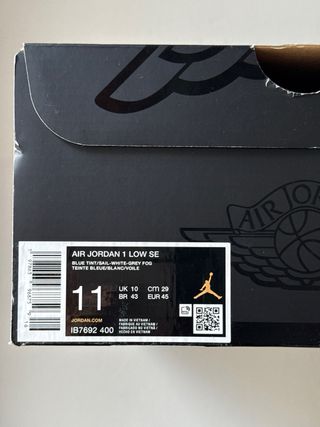 Nike Air Jordan 1 Low Blue Tint Elephant Print