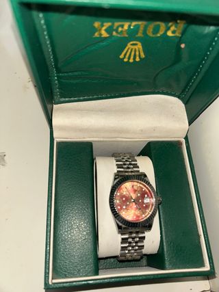 Reloj Rolex Oro y Rojo