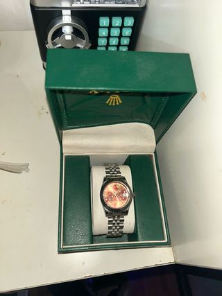 Reloj Rolex Oro y Rojo