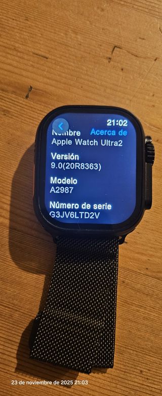 Apple Watch Ultra 2 Negro Nuevo. Garantía 2026.